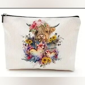 Highland Cow Canvas Bag